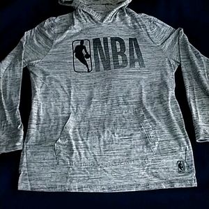 Unisex Gray NBA Pullover Hoodie